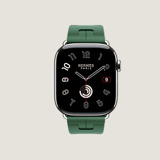 2222 Apple Watch エルメス　ブラック　ディプロイアント　バックル Series 10 ケース & Apple Watch Hermès シンプルトゥール